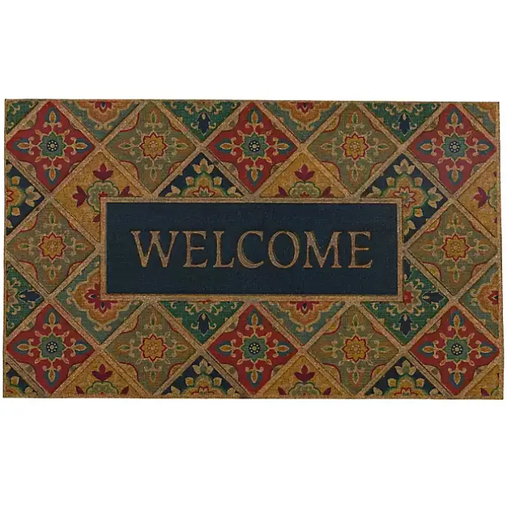 Tile Garden Welcome Doormat