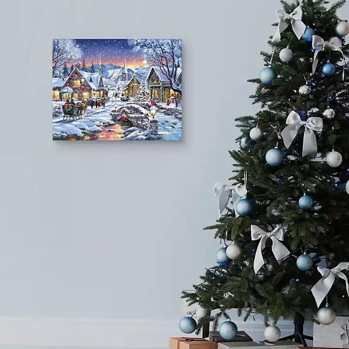 Tinsel Town Canvas Art Print