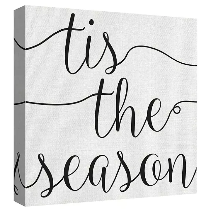 Tis the Season Canvas Art Prints, Set of 3