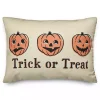 Trick or Treat Pumpkins Throw Pillow