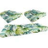 Tropical 3-pc. Chair and Bench Outdoor Cushion Set