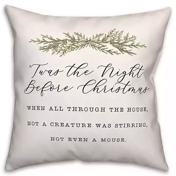Twas the Night Before Christmas Pillow
