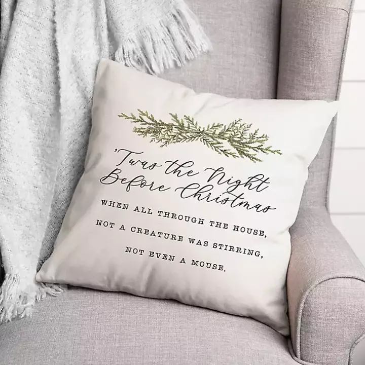 Twas the Night Before Christmas Pillow