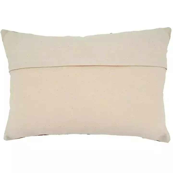 Two-Tone Tufted Western Lumbar Pillow