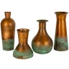 Two-Toned Copper Vases, Set of 4