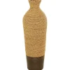 Two-Toned Natural Seagrass Floor Vase, 33 in.