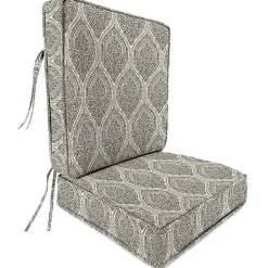 Umber Medallion Outdoor Deep Seat Cushion