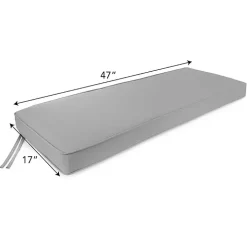 Umber Medallion Outdoor Settee Cushion