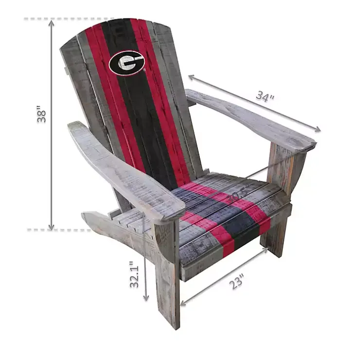 University of Georgia Adirondack Outdoor Chair