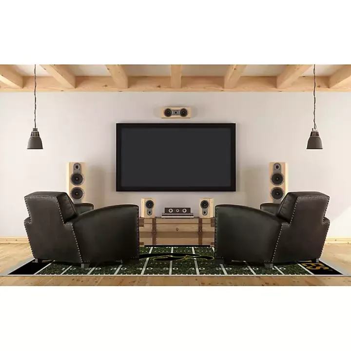 University of Iowa Homefield Area Rug, 6x8