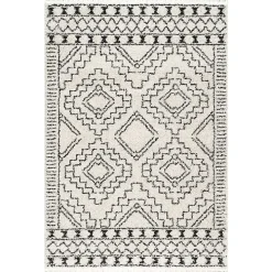 Vailiki Moroccan Tribal Tassel Area Rug, 5x7