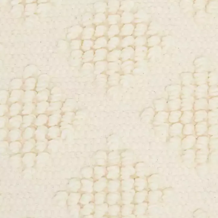 Vanilla Knotted Diamond Throw Pillows, Set of 2