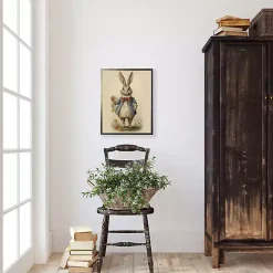 Vintage Bunny Framed Art Print