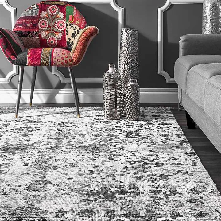 Vintage Ezra Fringe Area Rug, 5x8