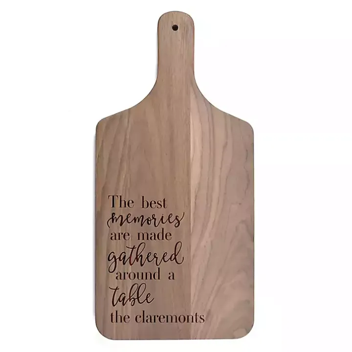 Walnut Personalized Best Memories Cutting Board