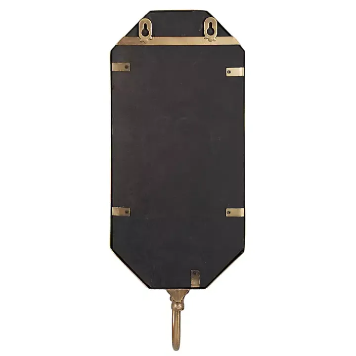 Wardelle Antique Gold Mirrored Taper Candle Sconce