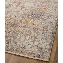 Warm Neutral Lucca Area Rug, 6x9