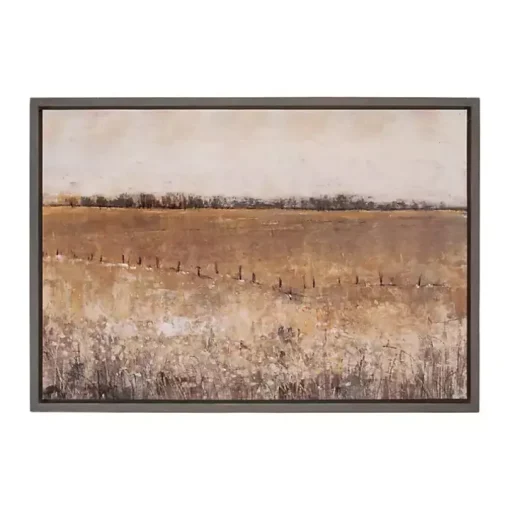 Warm Rustic Landscape Framed Art Print
