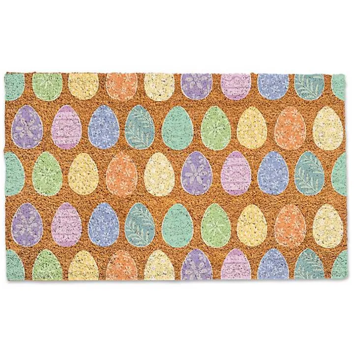 Watercolor Eggs Doormat