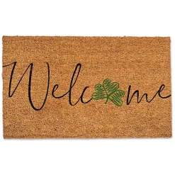 Welcome Clover Doormat