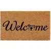Welcome Dog Coir Doormat