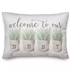 Welcome To Our Nest Pillow