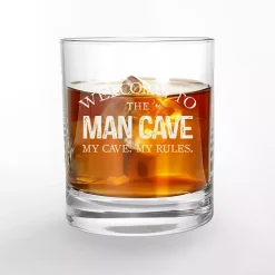 Welcome to the Man Cave Whiskey Glasses, Set of 2