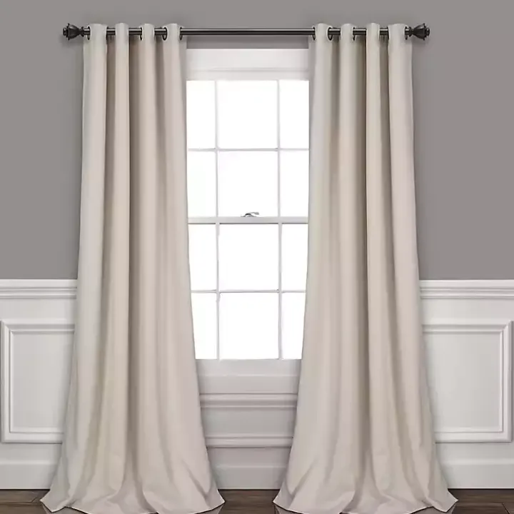 Wheat Lush Insulated Curtain Panel Set, 108 in.