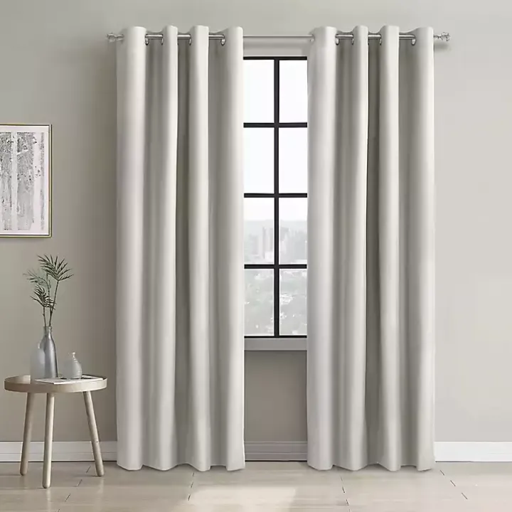 White Alpine Blackout Curtain Panel, 95 in.