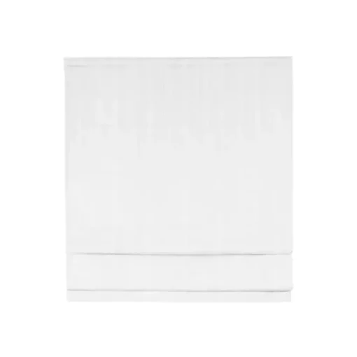 White Basketweave Cordless Roman Shade, 33 in.