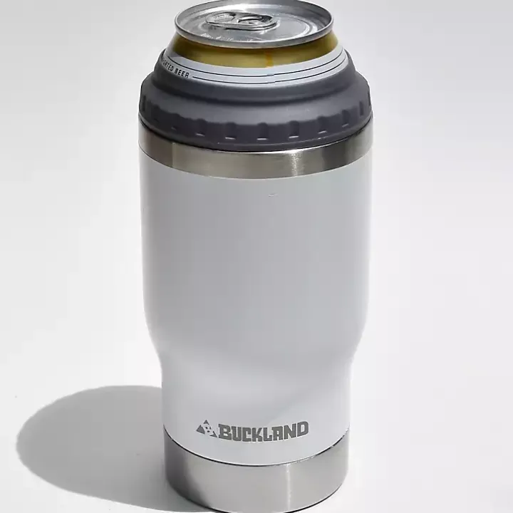 White Beverage Tumbler Koozie