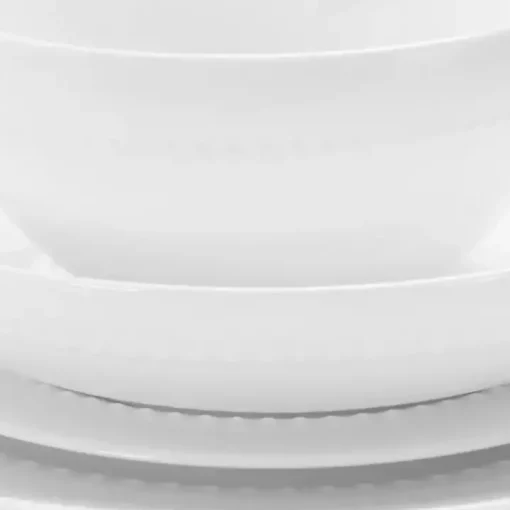 White Bone China 16-pc. Dinnerware Set