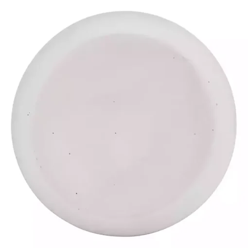 White Ceramic Jug Handles Vase, 10 in.