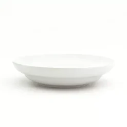 White Ceramic Pasta Bowls, Set of 4