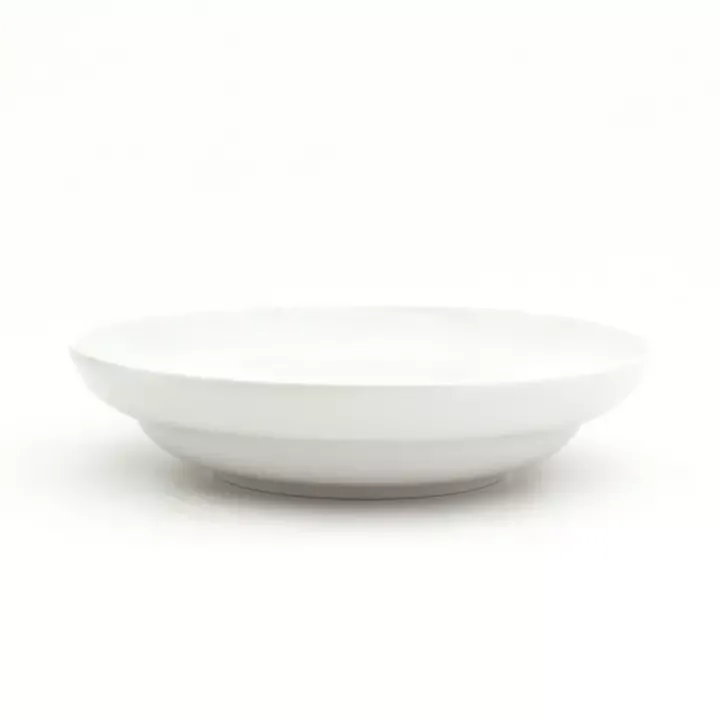 White Ceramic Pasta Bowls, Set of 4