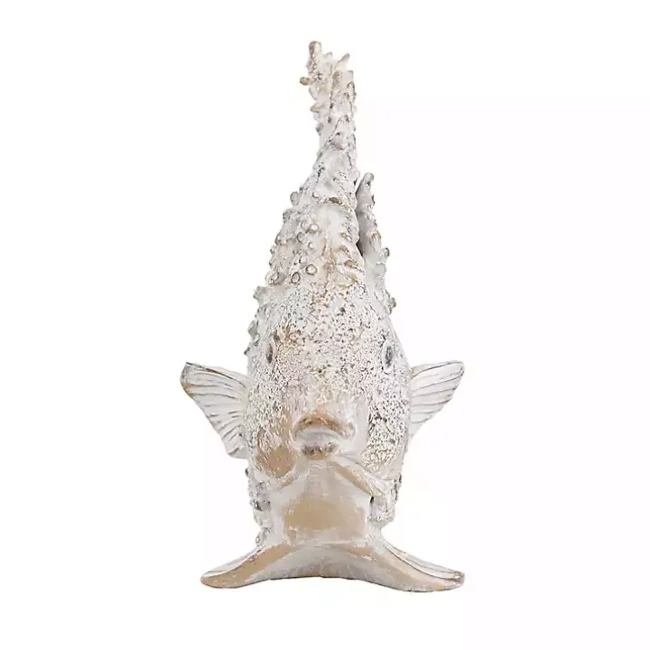 White Coral Angelfish Figurine
