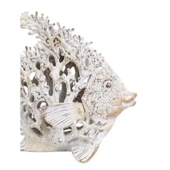 White Coral Angelfish Figurine