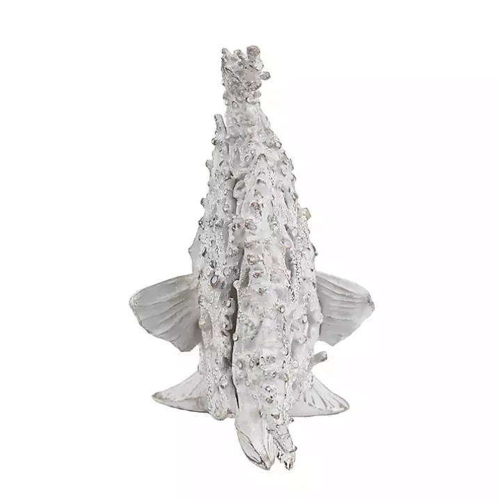 White Coral Angelfish Figurine