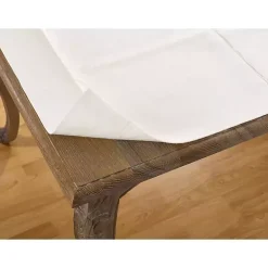 White Cushioned Table Protector Pad