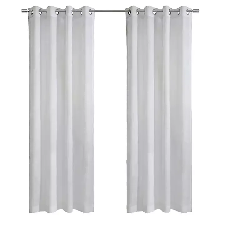 White Diamond Sheer Curtain Panel, 108 in.