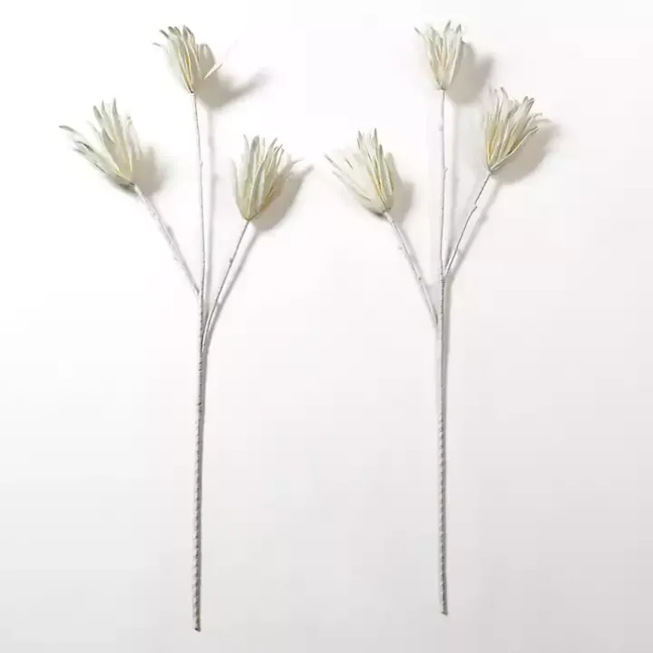 White Foam Floral Stem