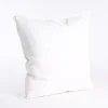 White Fringed Edge Pillow