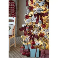 White Iron Bell Christmas Ornament