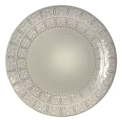 White Lace Embossed 16-pc. Dinnerware Set