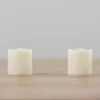 White LED Votive Candles, Set of 2