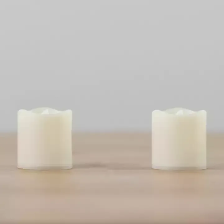 White LED Votive Candles, Set of 2