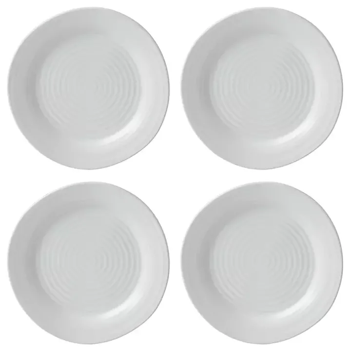 White Ridge 12-pc. Stoneware Dinnerware Set