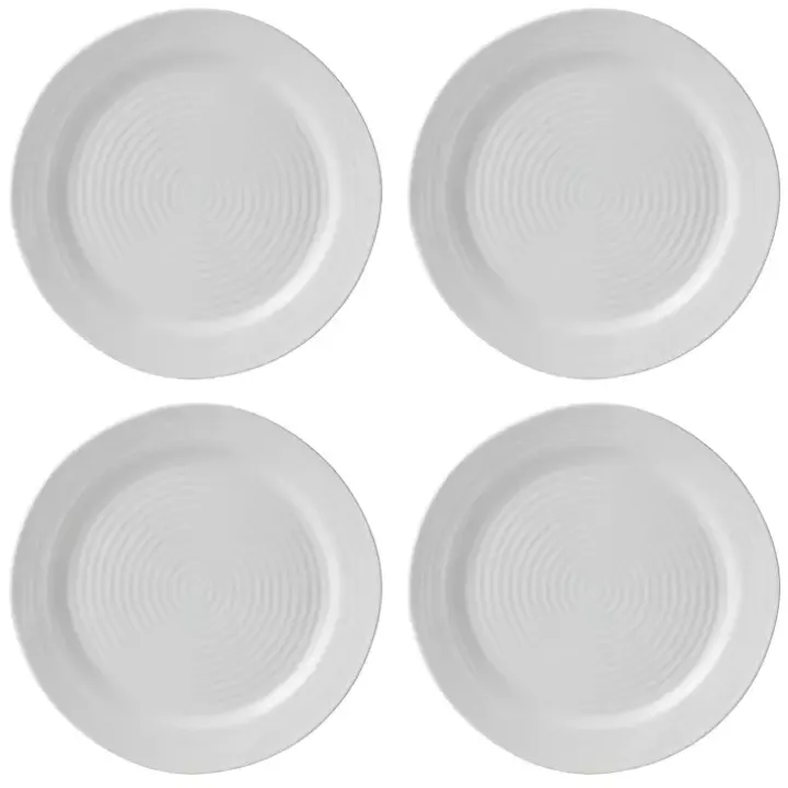 White Ridge 12-pc. Stoneware Dinnerware Set