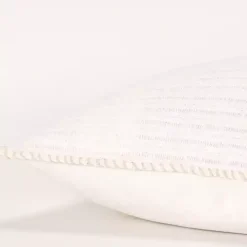 White Simple Texture Pillow