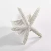 White Starfish Napkin Rings, Set of 4